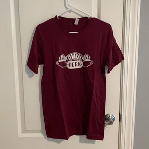 Women’s Central Park maroon shirt